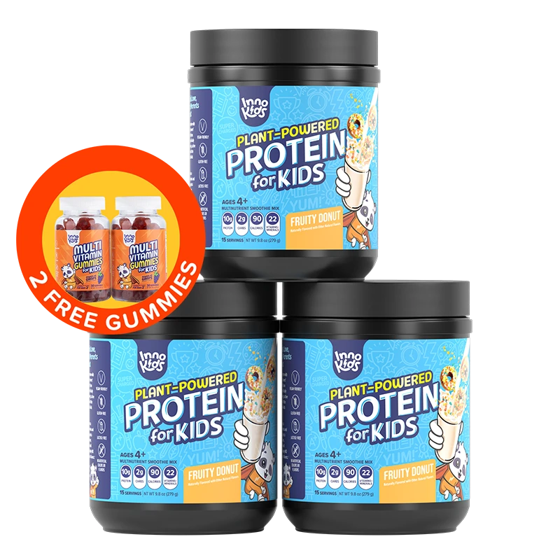 Plant Based Protein Powder - Kids Protein Shake with Multivitamins