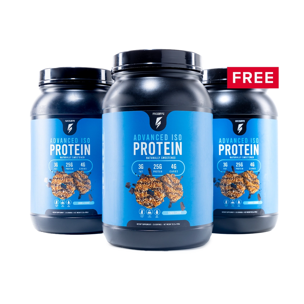 2 Bottles of Advanced Iso Protein + 1 FREE