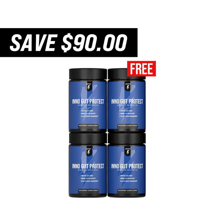 3 Bottles of Inno Gut Protect + 1 FREE