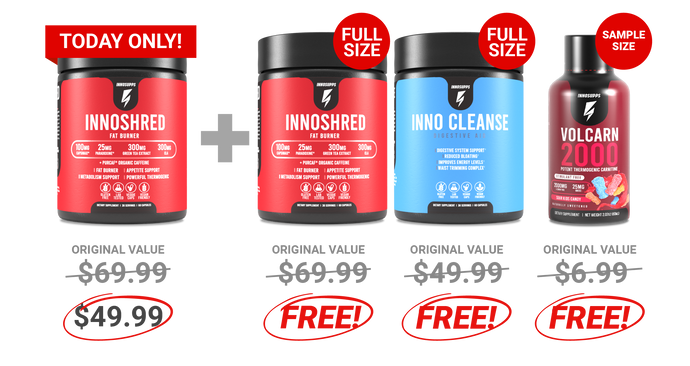 2 Bottles of Inno Shred + Inno Cleanse Special Offer